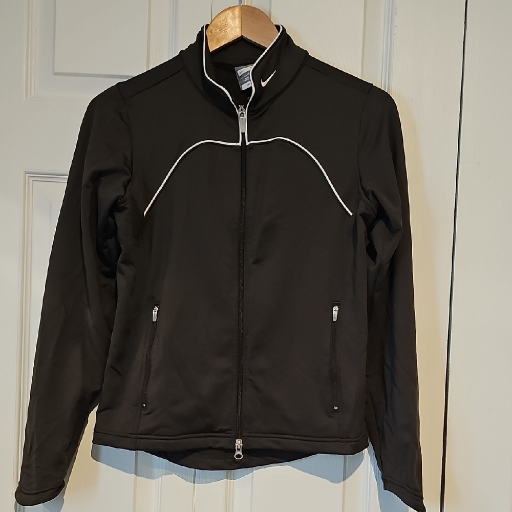 Vintage Nike Dark Green Tracksuit Set – Made in Taiwan, White Trim, Size S, XS